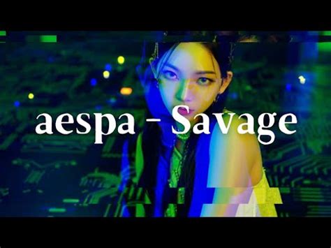 aespa savage lyrics romanized